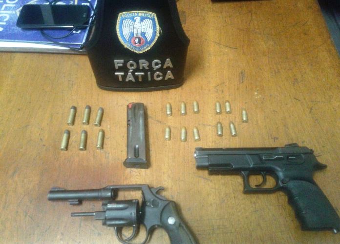 PMES Quatro armas de fogo são apreendidas durante ações em Aracruz e